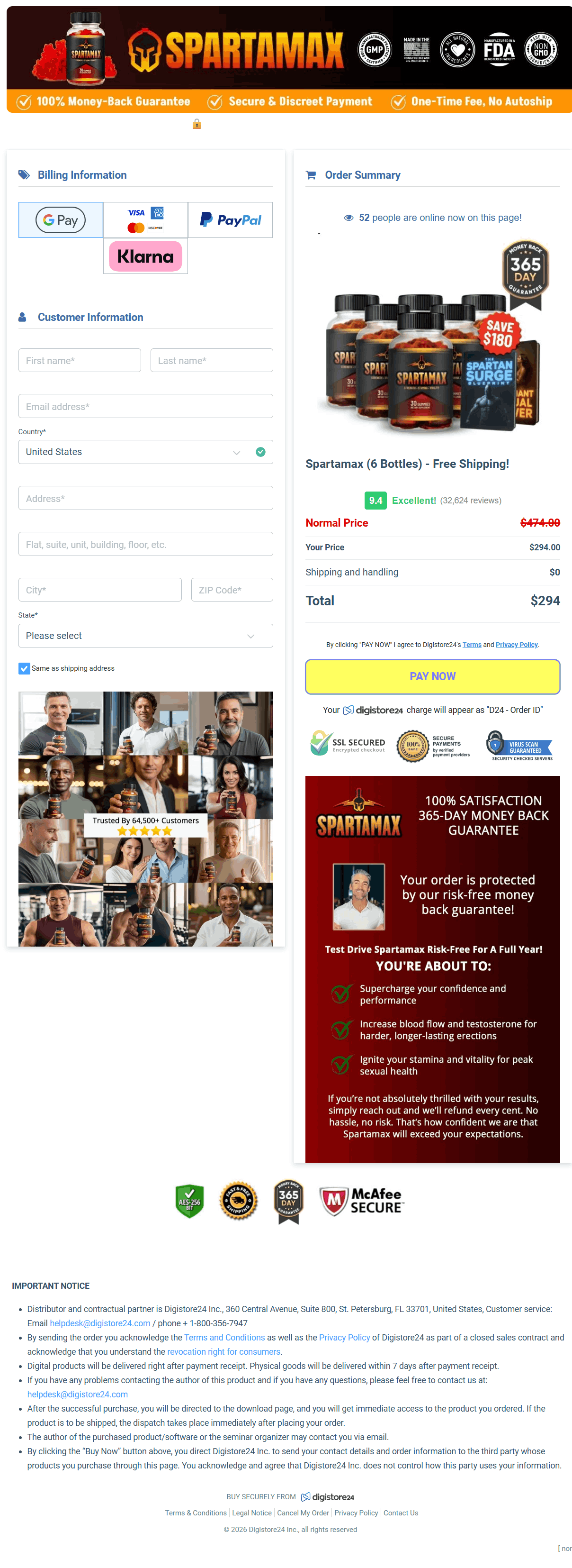 Spartamax-Checkout-Page